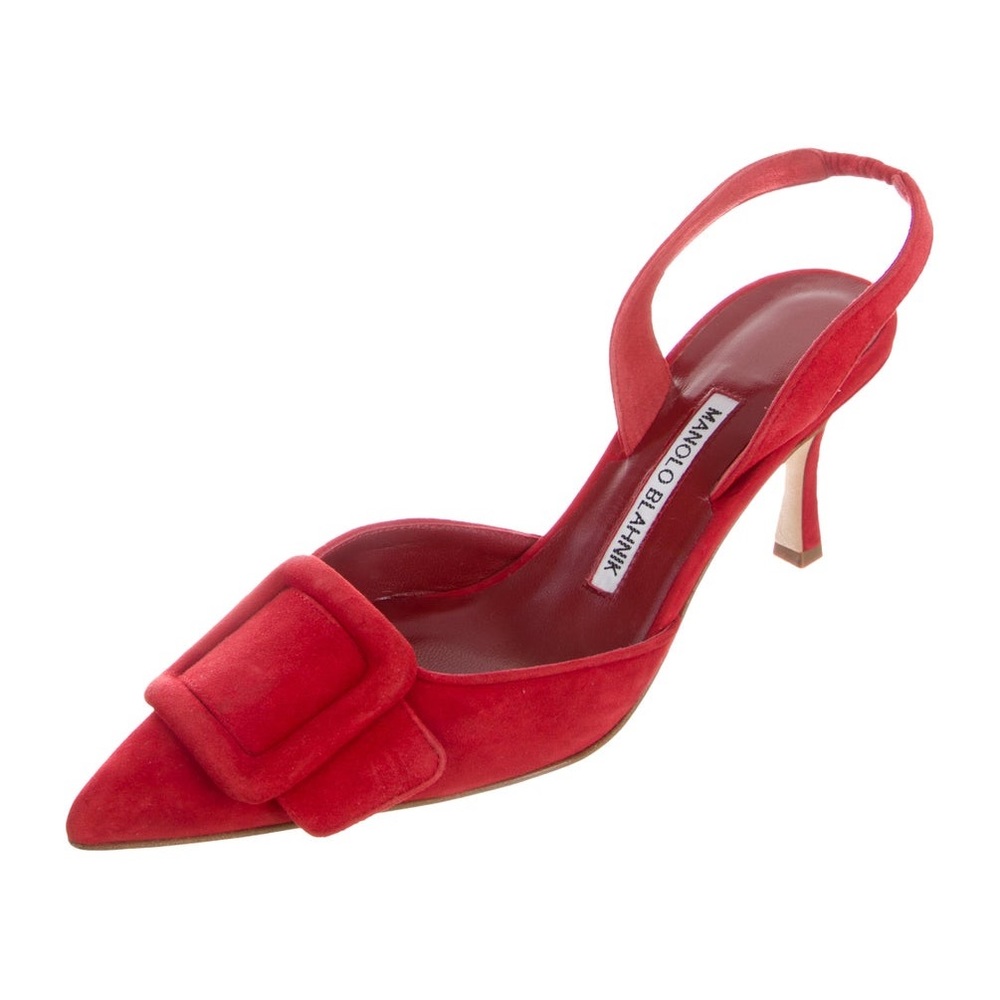 MANOLO BLAHNIK may maysale slingback pumps 36